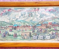 Vitange műtárgy kollekció. Német nagyvárosok látképei 16.-18. századi színes rézkarcokon