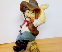 Dugóhúzótartó jókedvű cowboy figura, az ebédlőd kulcsfigurája
