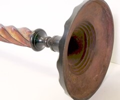 Festett modern gyertyatartó páros, bronzból, kifogástalan állapotban. Egyedi dekoráció