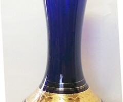 Arany sávos Bohemia váza 1970-1980-es évek Csehország