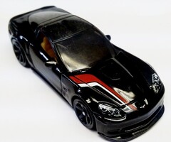 Matchbox Chevrolet Corvette ZR1, 2008 fekete eredeti Mattel termék újszerű állapotban