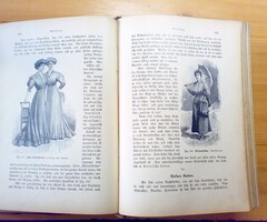 Das goldene frauenbuch. Hölgy házvezetőnőknek. Német nyelvű. XIX. századi Orvosi kézikönyv nőknek.