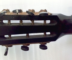 Orosz 7 húros dobgitár, nagyon ritka, antik darab a XX. század közepéről