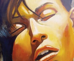 Vágy. Pécz Zoltán Hormiga festménye. Az elitéltből lett elismert nemzetközi művész alkotása