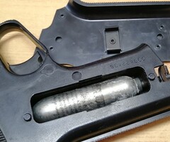 Crosman 1008 Repeatair CO2 félautomata pisztoly, kiváló állapotban